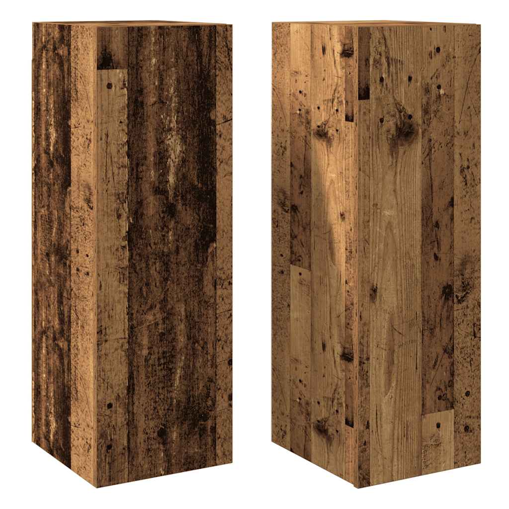 2 Piece TV Cabinet Set Old Wood 30,5x30x90 cm Engineered Wood