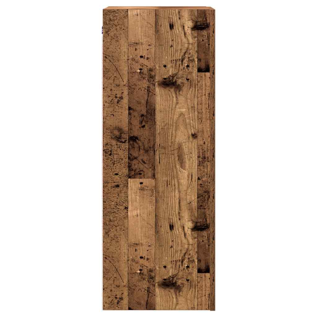 2 Piece TV Cabinet Set Old Wood 30,5x30x90 cm Engineered Wood