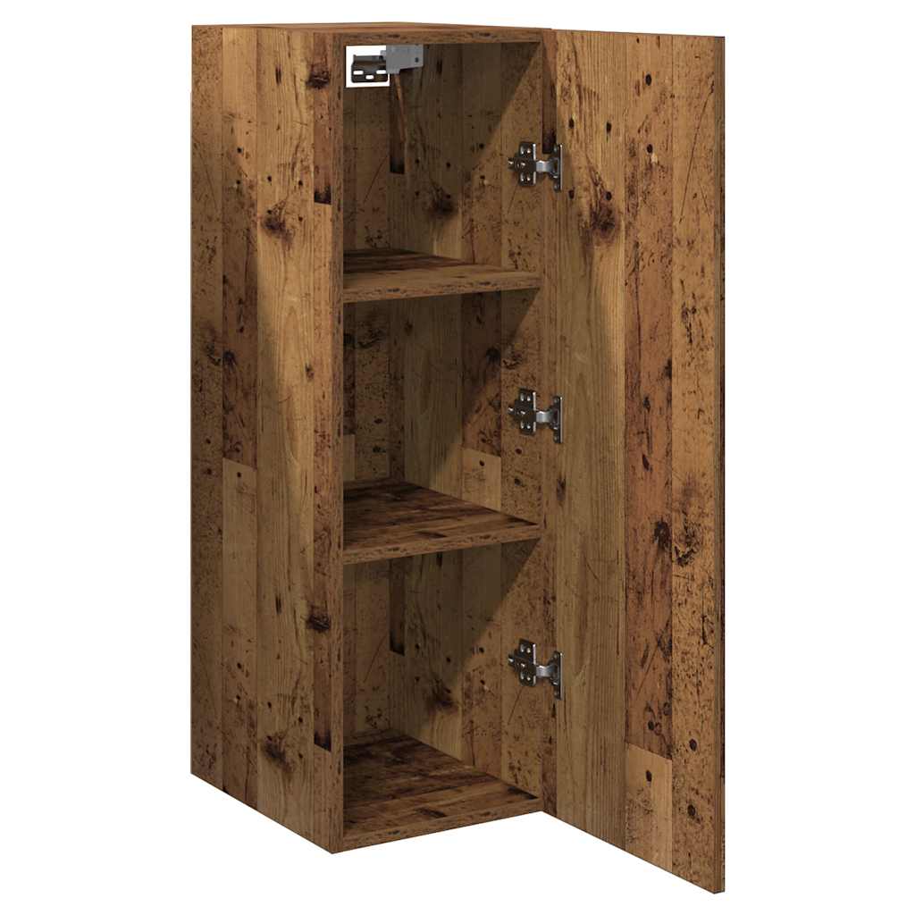 2 Piece TV Cabinet Set Old Wood 30,5x30x90 cm Engineered Wood