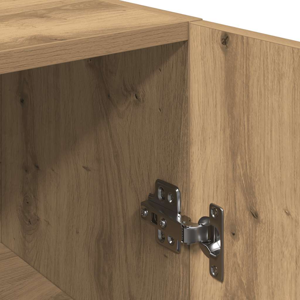2 Piece TV Cabinet Set Artisan Oak 30,5x30x90 cm Engineered Wood