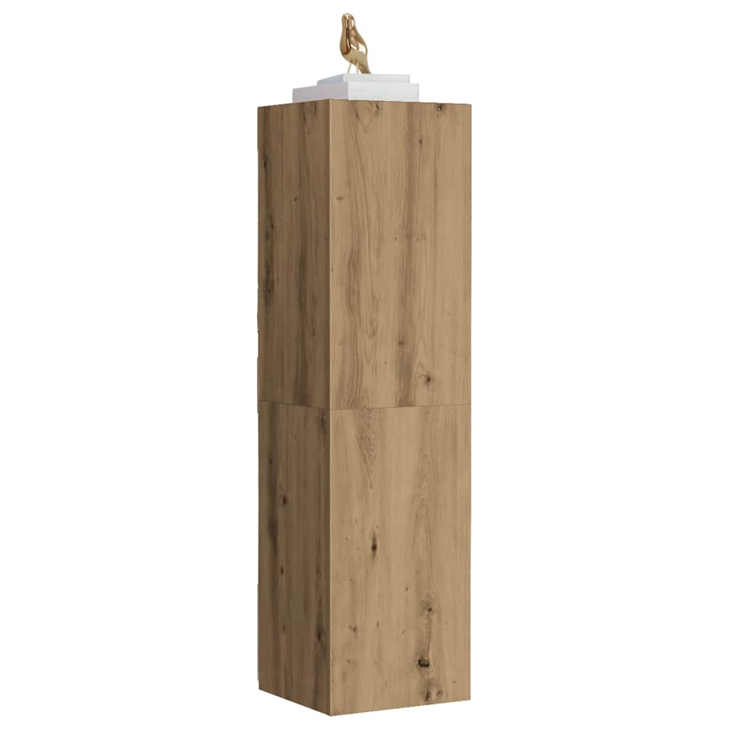 TV Cabinet Artisan Oak 30,5x30x110 cm Engineered Wood