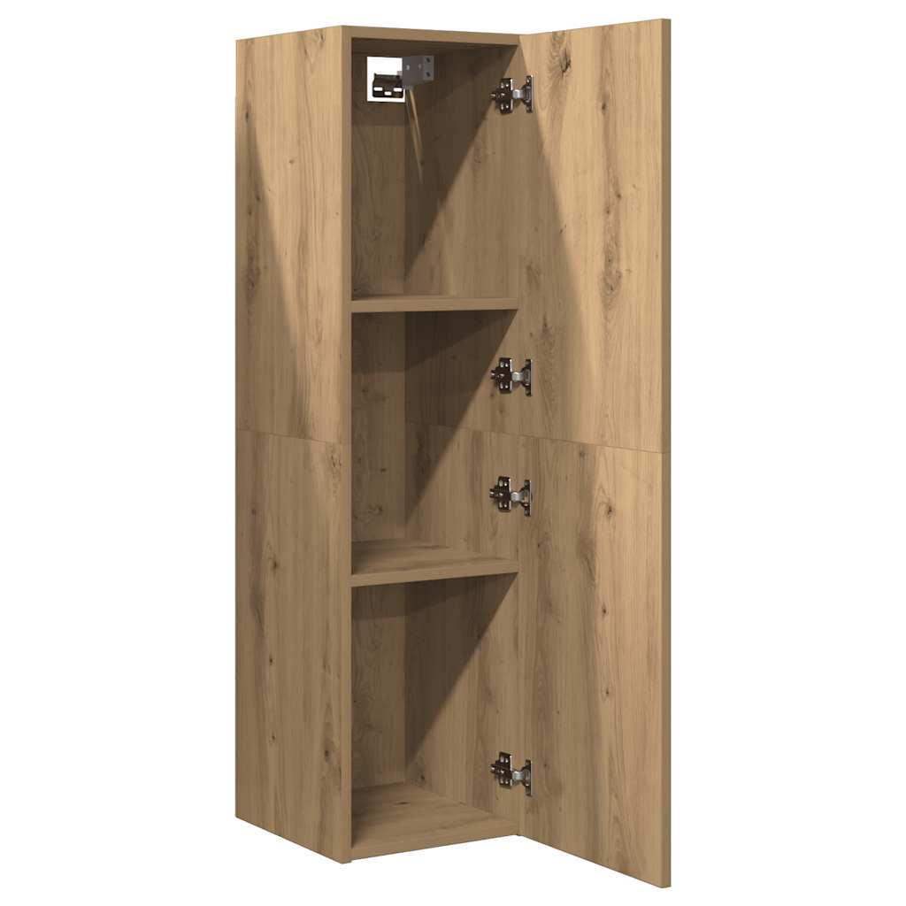 TV Cabinet Artisan Oak 30.5x30x110 cm Engineered Wood