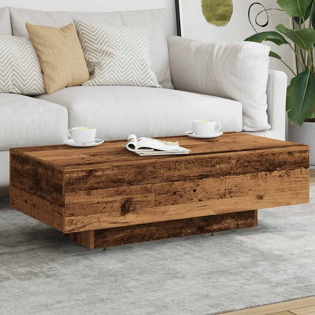 Coffee Table Old Wood 100x49,5x31 cm Engineered Wood