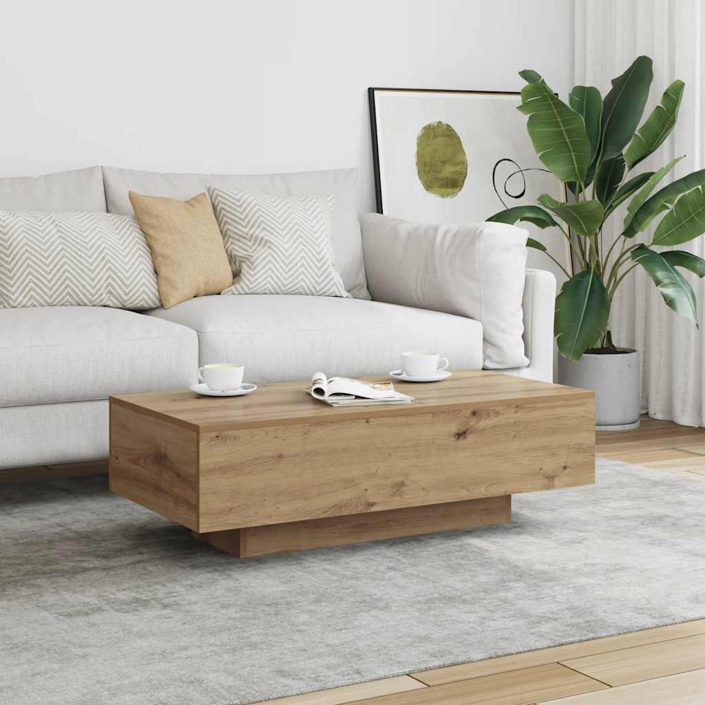 Coffee Table Artisan Oak 100x49,5x31 cm Engineered Wood