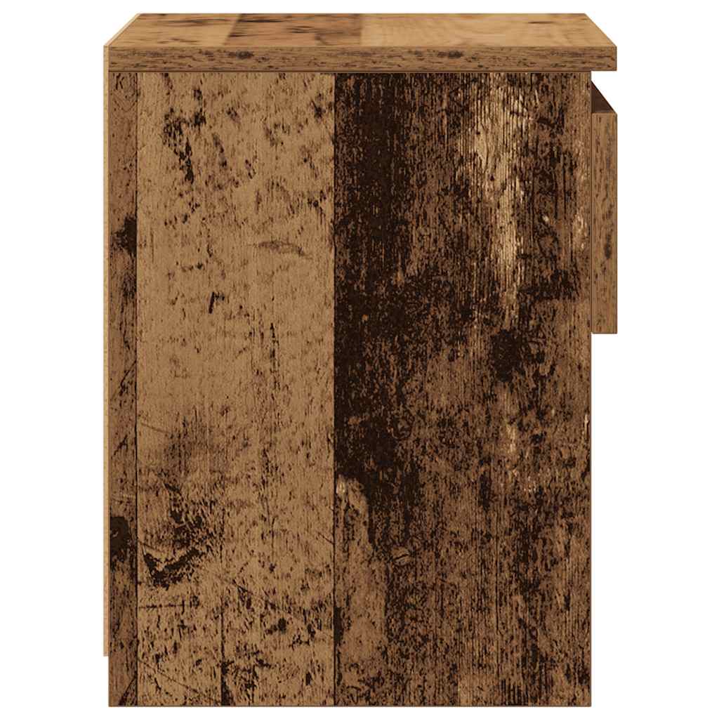 Bedside Cabinets 2 pcs Old Wood 40x30x39 cm Engineered Wood