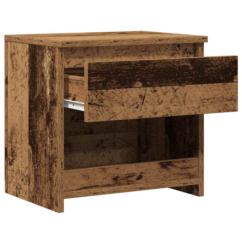 Bedside Cabinets 2 pcs Old Wood 40x30x39 cm Engineered Wood