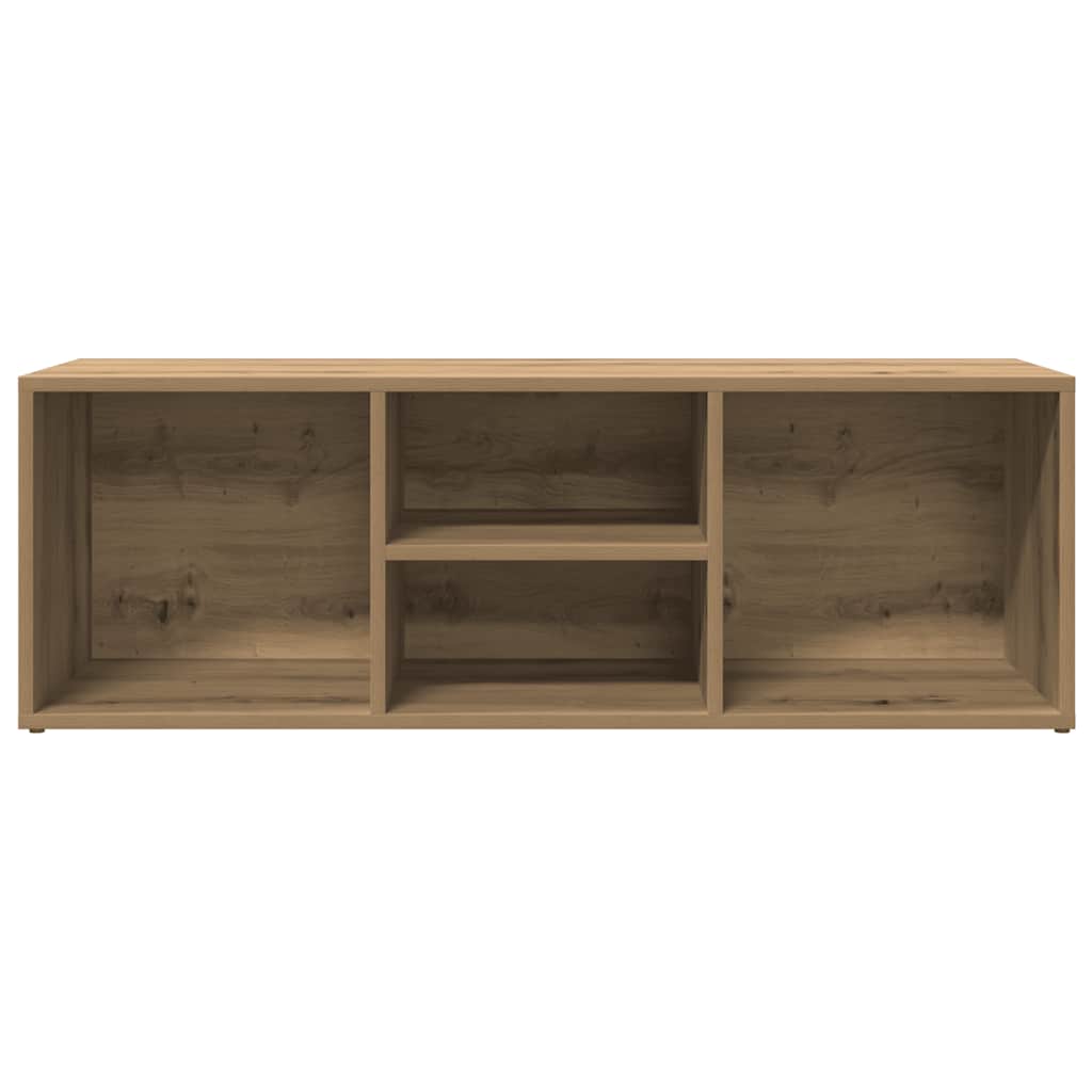 Shoe Storage Bench Artisan Oak 105x35x35 cm Engineered Wood