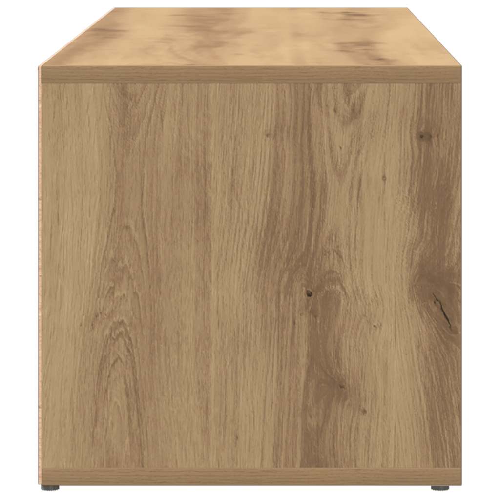 Shoe Storage Bench Artisan Oak 105x35x35 cm Engineered Wood