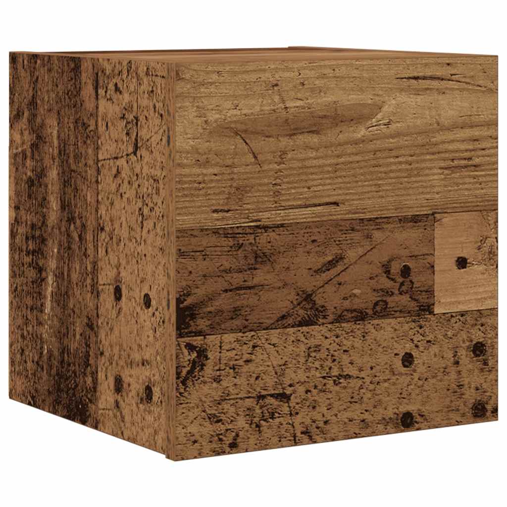 Wall Mounted TV Cabinet Old Wood 30,5x30x30 cm