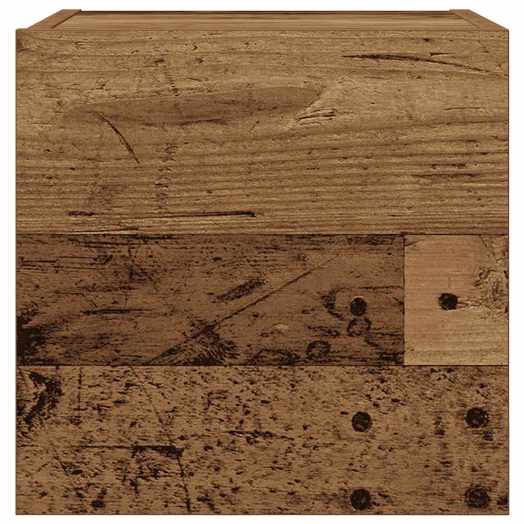 Wall Mounted TV Cabinet Old Wood 30,5x30x30 cm