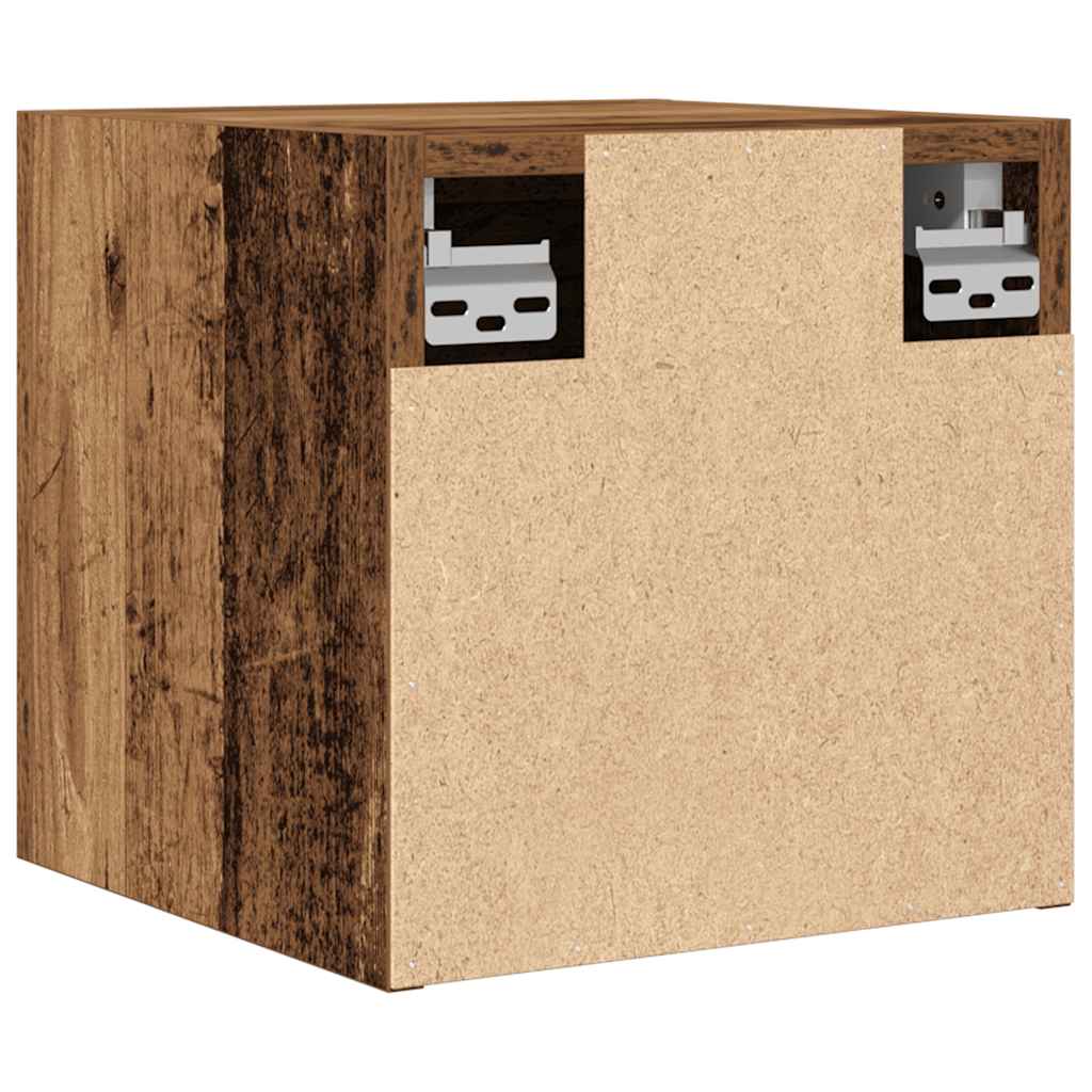 Wall Mounted TV Cabinet Old Wood 30,5x30x30 cm