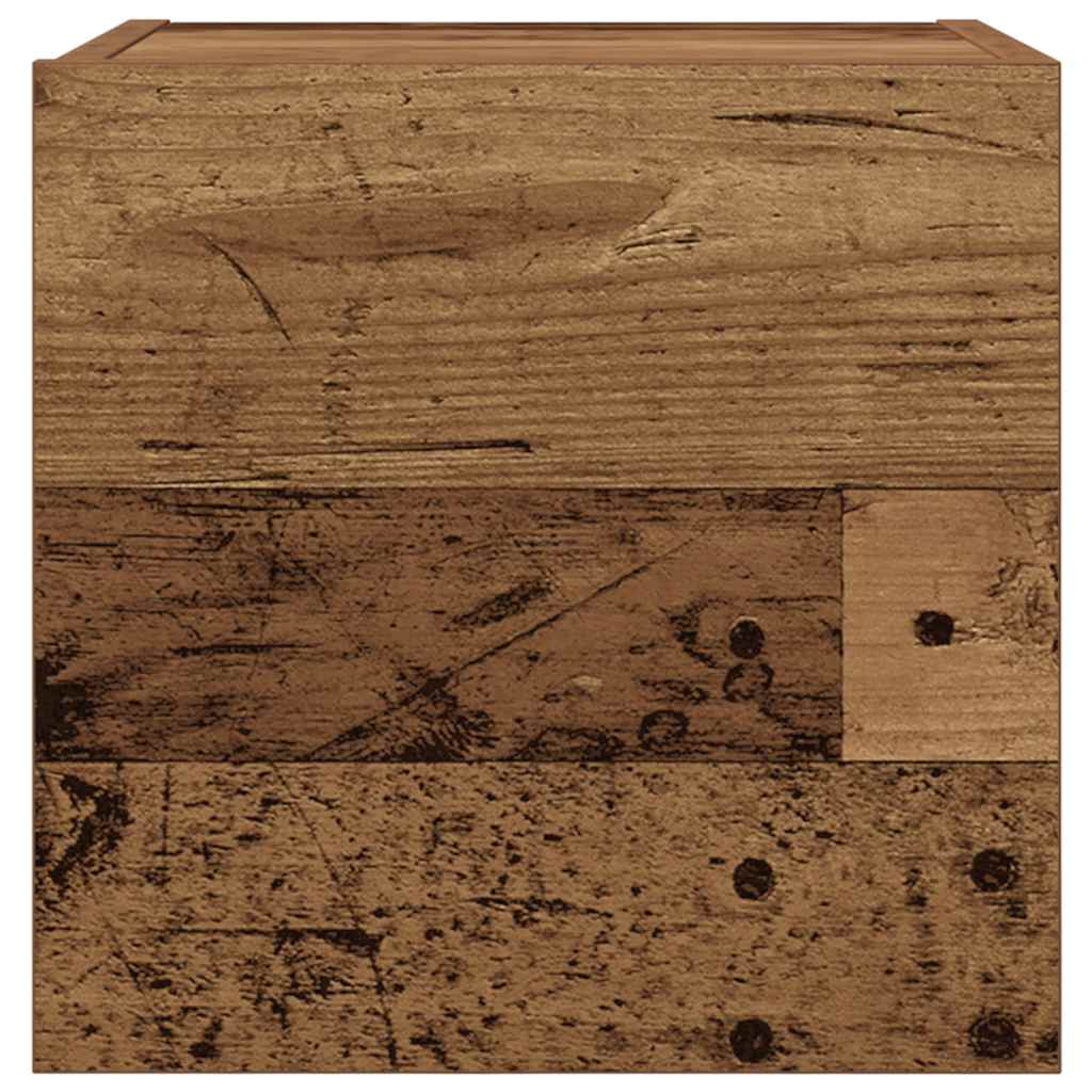 2 Piece Wall-mounted TV Cabinet Set Old Wood 30,5x30x30 cm
