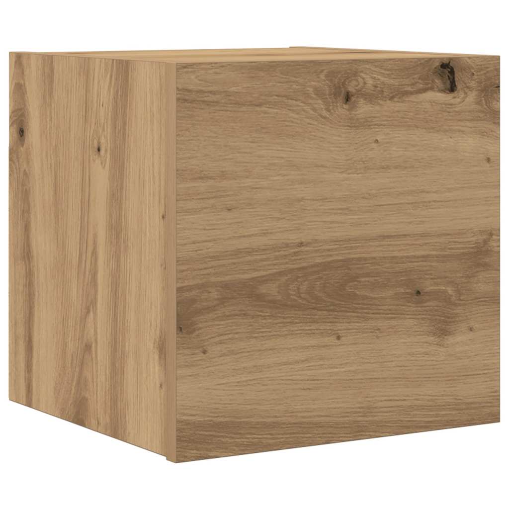 Wall Mounted TV Cabinet Artisan Oak 30,5x30x30 cm