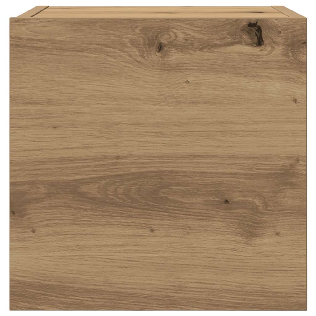 Wall Mounted TV Cabinet Artisan Oak 30,5x30x30 cm