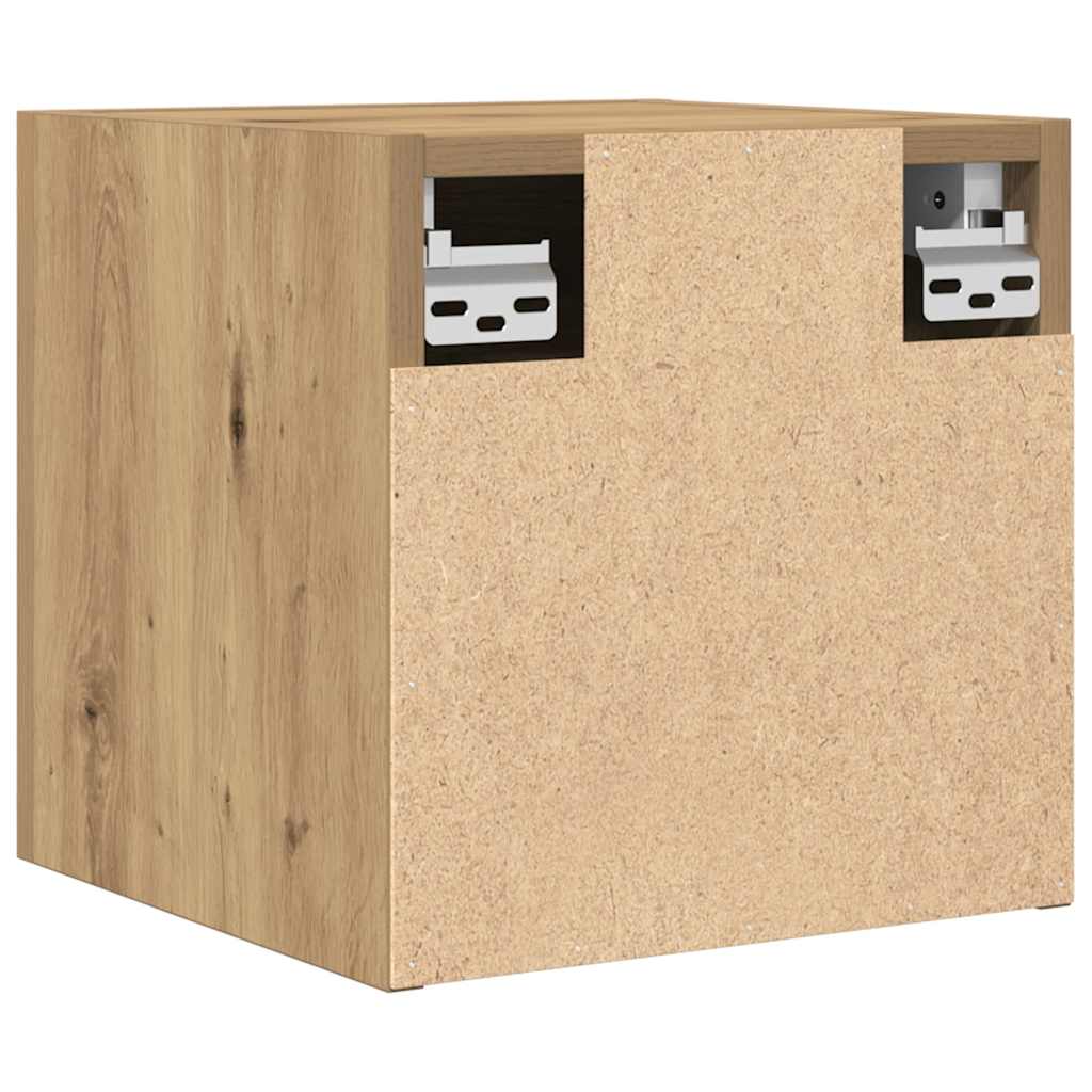 Wall Mounted TV Cabinet Artisan Oak 30,5x30x30 cm