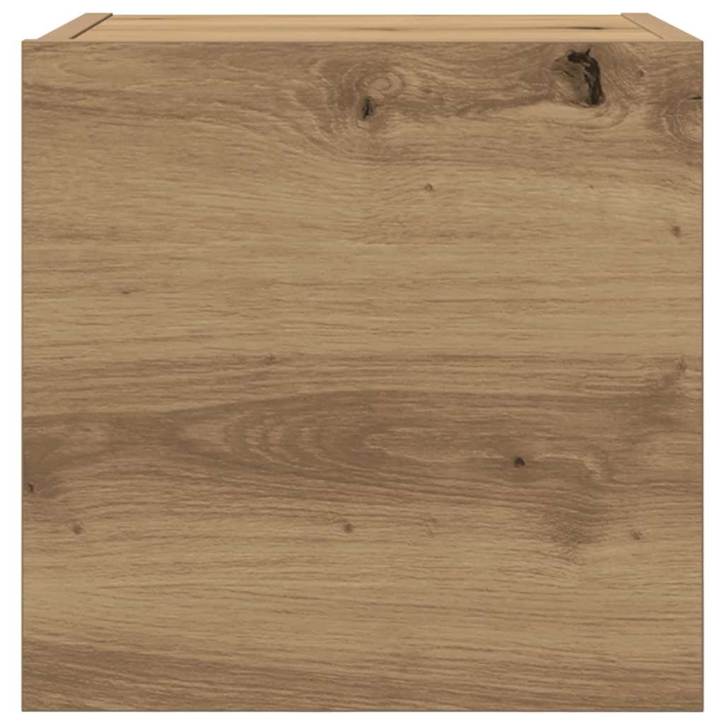 2 Piece Wall-mounted TV Cabinet Set Artisan Oak 30,5x30x30 cm