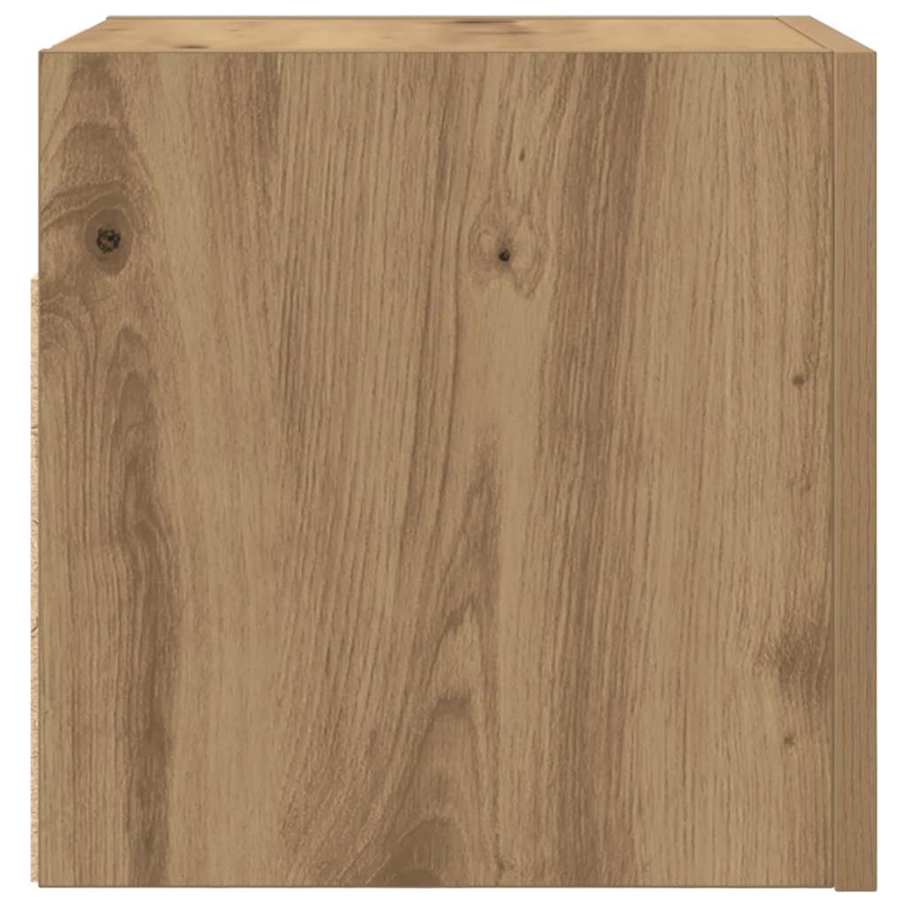 2 Piece Wall-mounted TV Cabinet Set Artisan Oak 30,5x30x30 cm