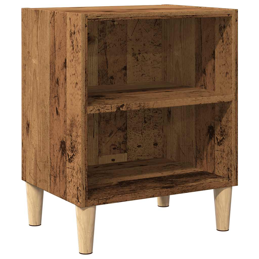 vidaXL Bedside Cabinet Old Wood 40x30x50 cm Engineered Wood