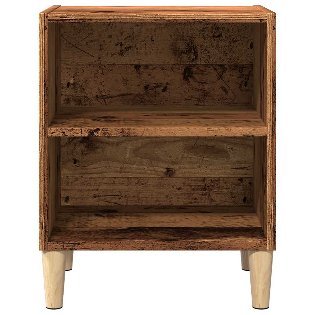 vidaXL Bedside Cabinet Old Wood 40x30x50 cm Engineered Wood