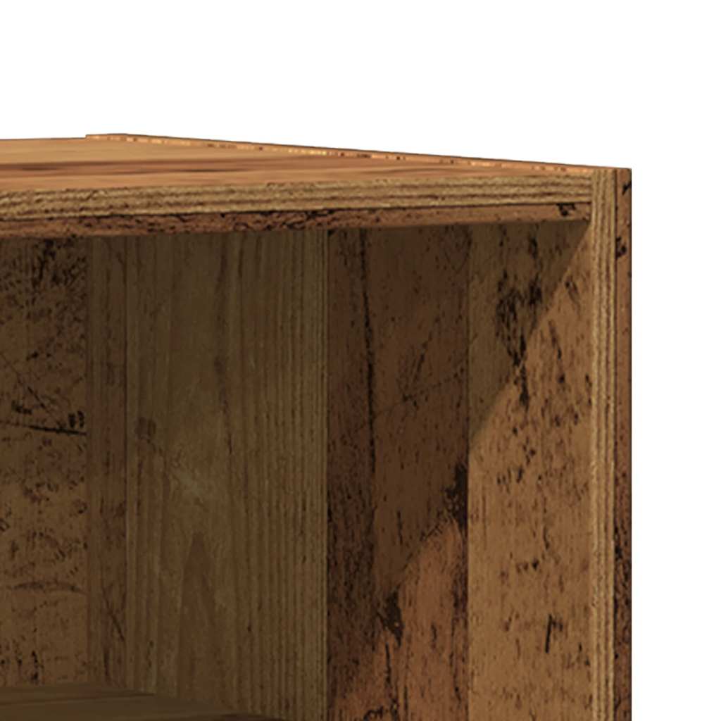 vidaXL Bedside Cabinet Old Wood 40x30x50 cm Engineered Wood