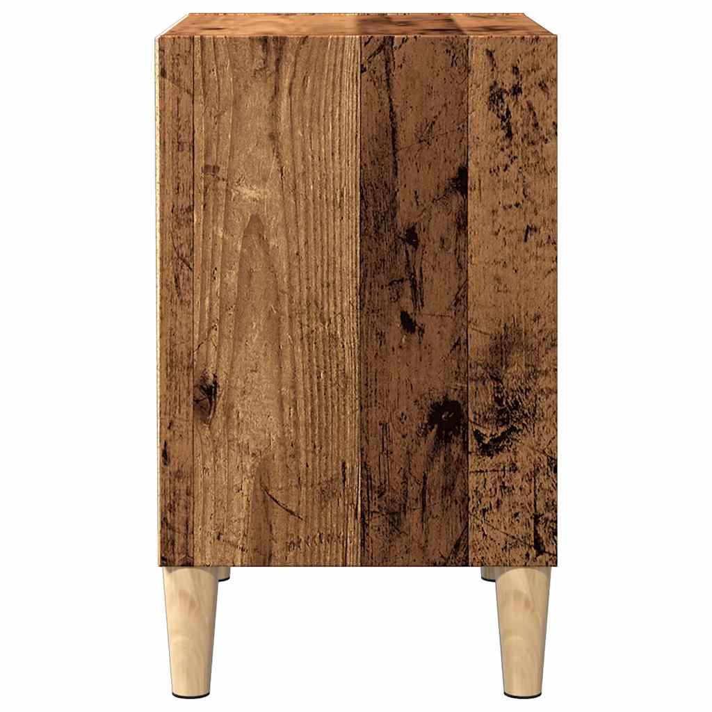 Bedside Cabinets 2 pcs Old Wood 40x30x50 cm Engineered Wood