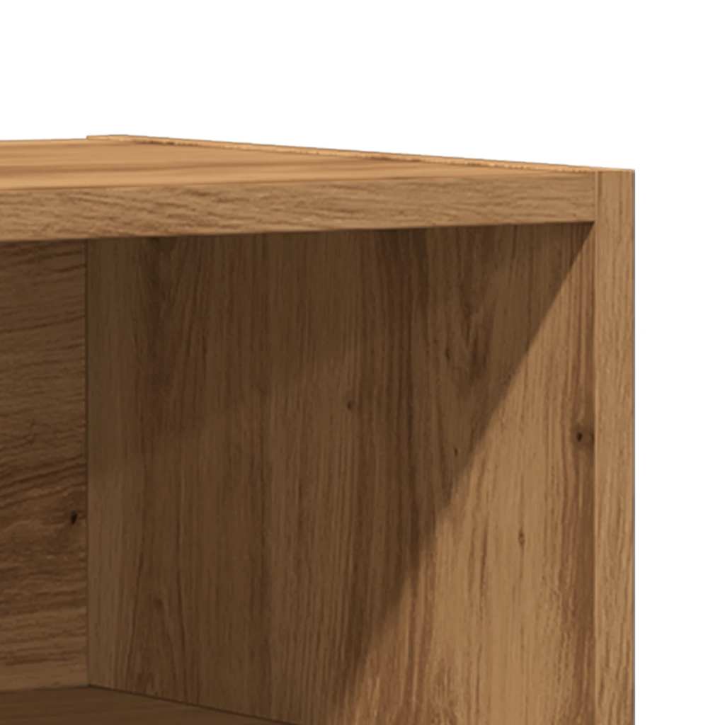 vidaXL Bedside Cabinet Artisan Oak 40x30x50 cm Engineered Wood