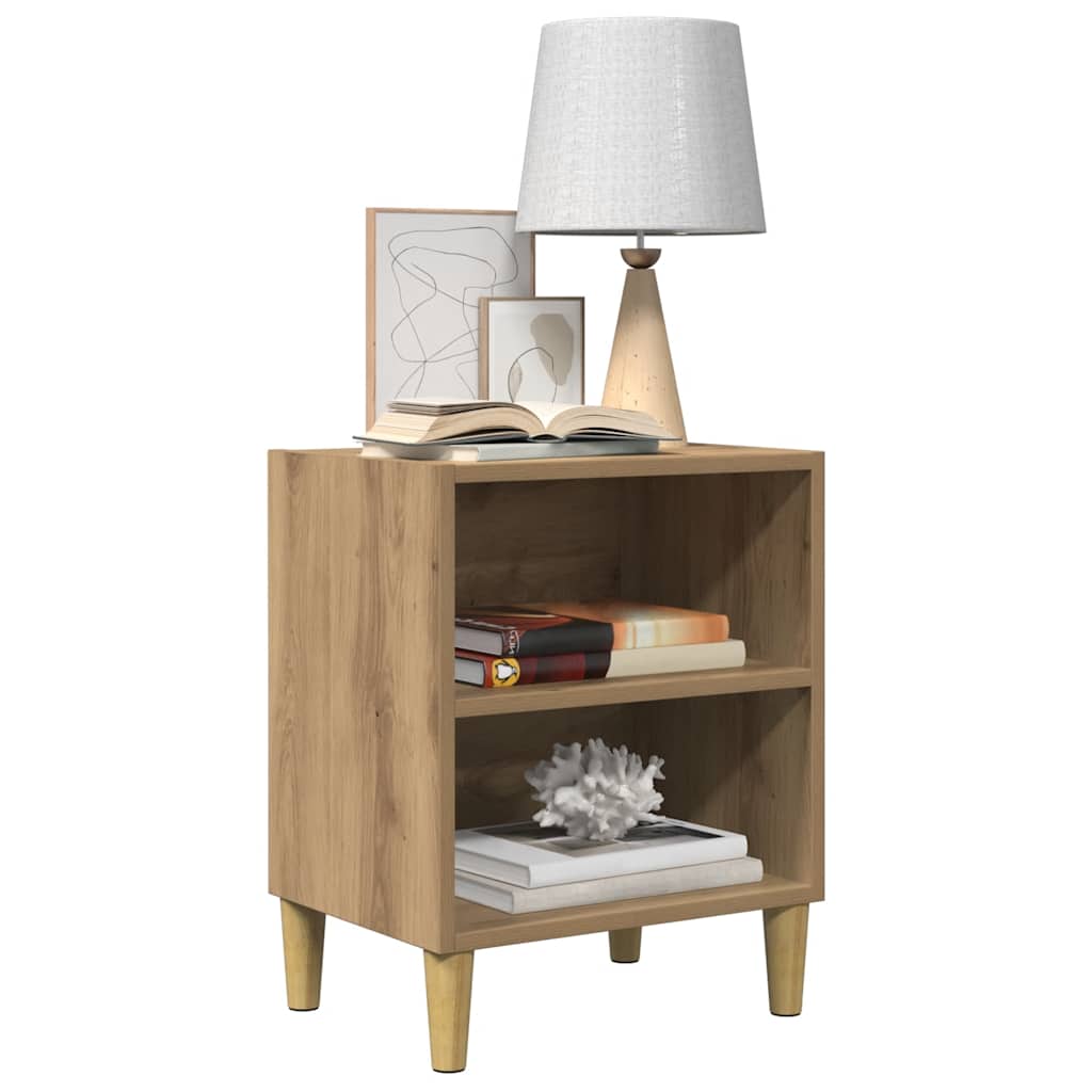 Bedside Cabinets 2 pcs Artisan Oak 40x30x50 cm Engineered Wood