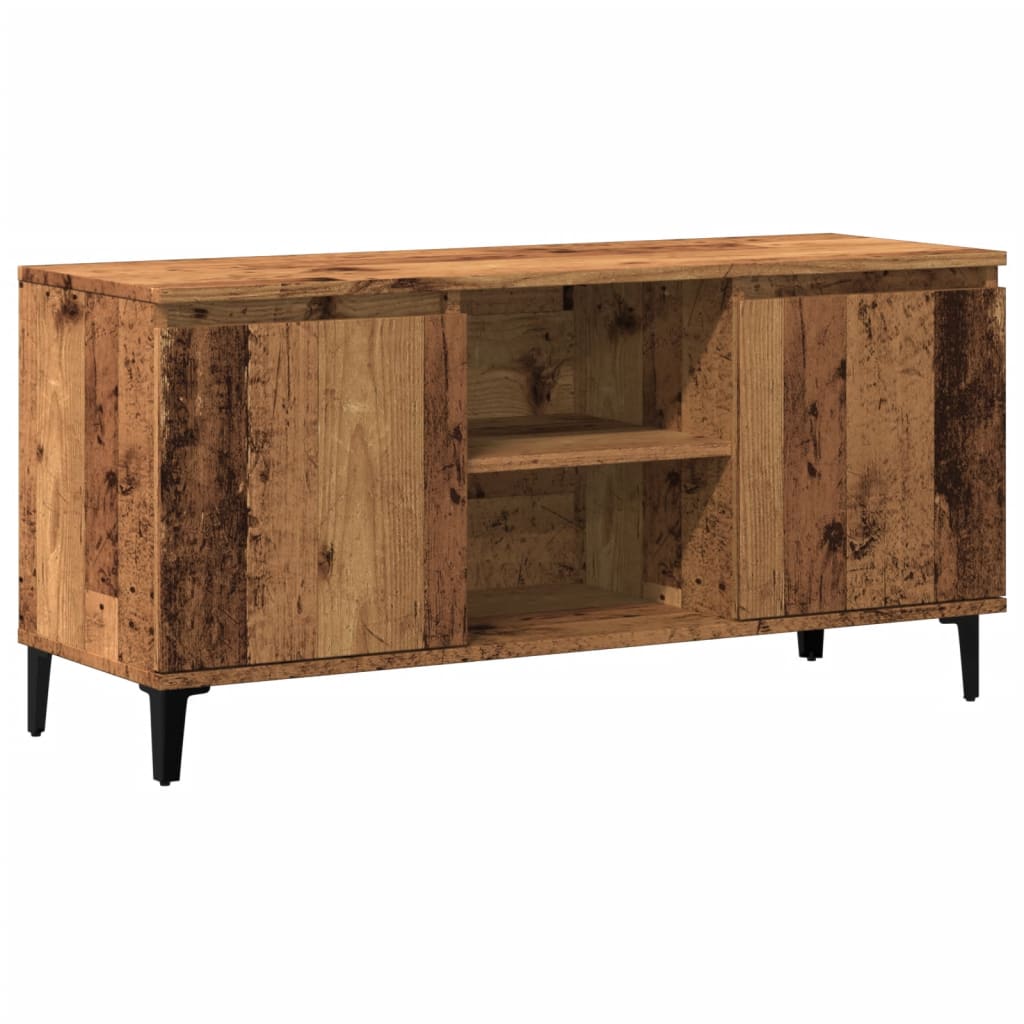 TV Cabinet Old Wood 102x35x50 cm Engineered Wood