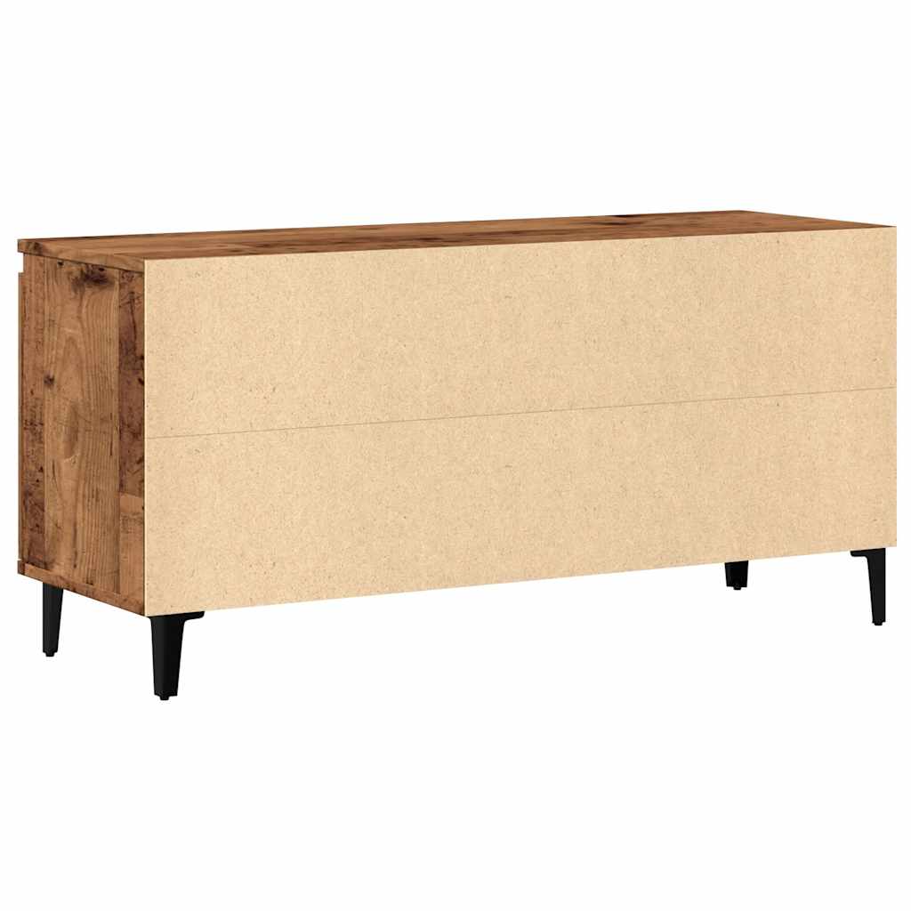 TV Cabinet Old Wood 102x35x50 cm Engineered Wood