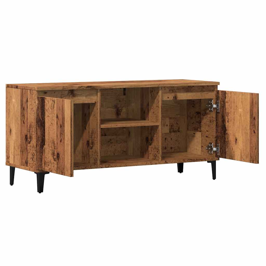 TV Cabinet Old Wood 102x35x50 cm Engineered Wood