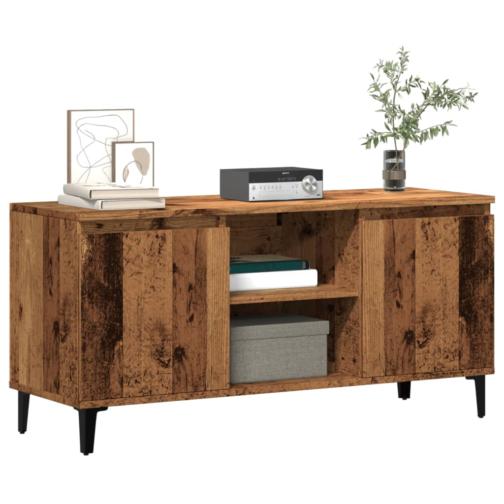 TV Cabinet Old Wood 102x35x50 cm Engineered Wood