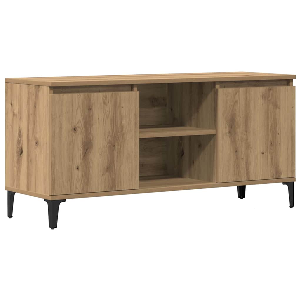 TV Cabinet Artisan Oak 102x35x50 cm Engineered Wood