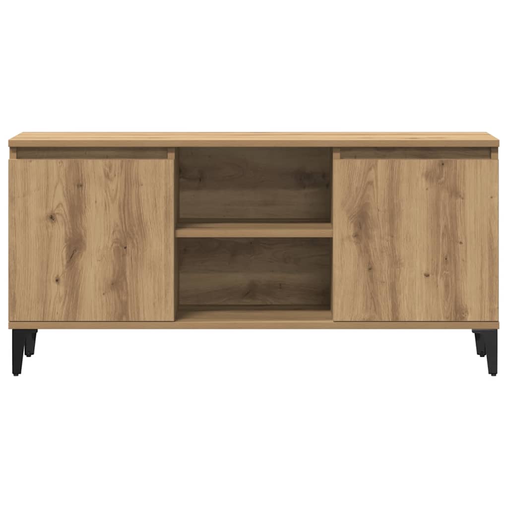 TV Cabinet Artisan Oak 102x35x50 cm Engineered Wood