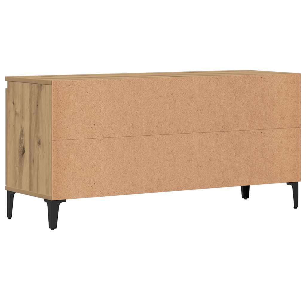 TV Cabinet Artisan Oak 102x35x50 cm Engineered Wood