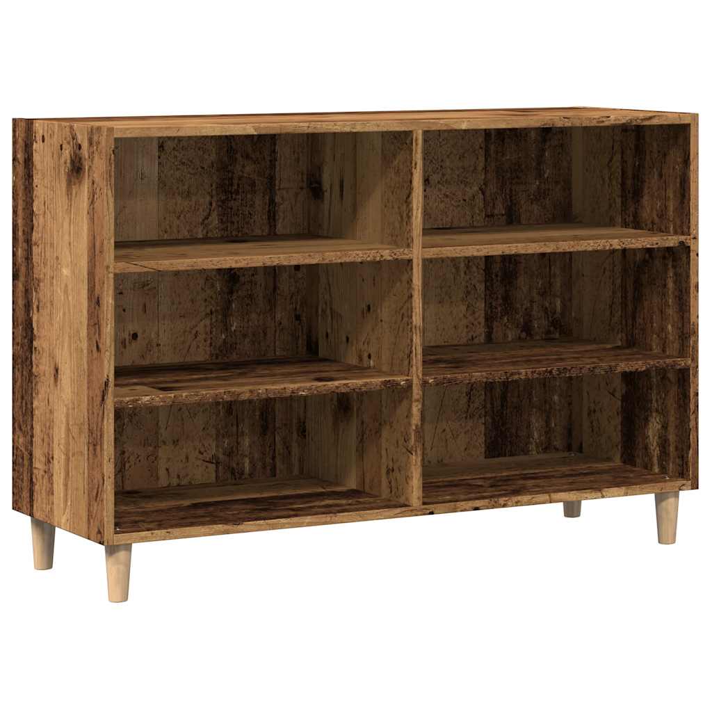 Sideboard Old Wood 103.5x35x70 cm Engineered Wood