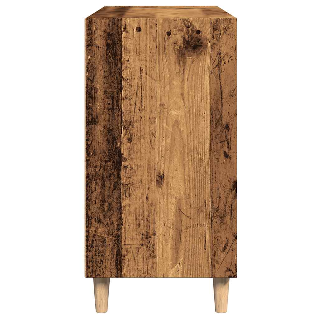 Sideboard Old Wood 103.5x35x70 cm Engineered Wood