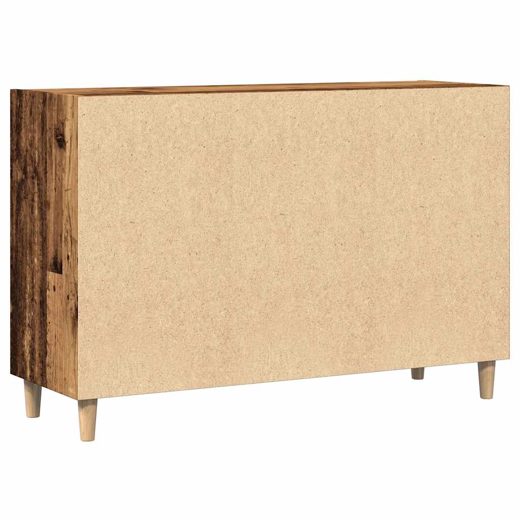 Sideboard Old Wood 103.5x35x70 cm Engineered Wood