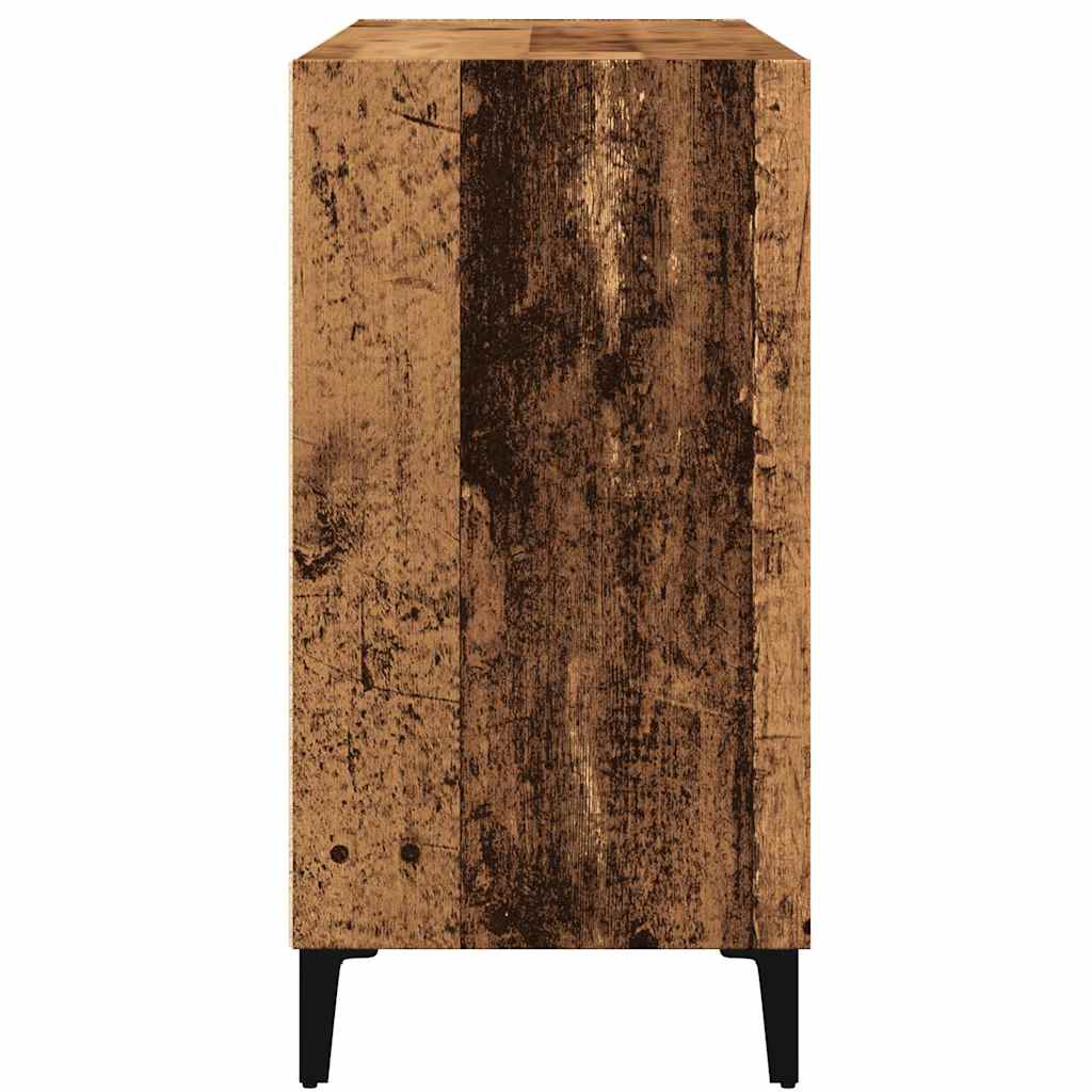 Sideboard Old Wood 103.5x35x70 cm Engineered Wood