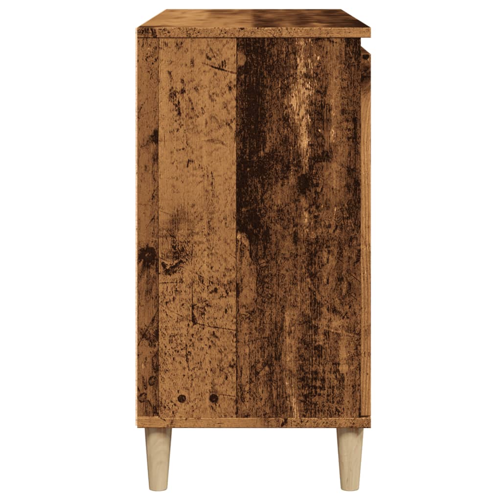 Sideboard Old Wood 102x35x70 cm Engineered Wood