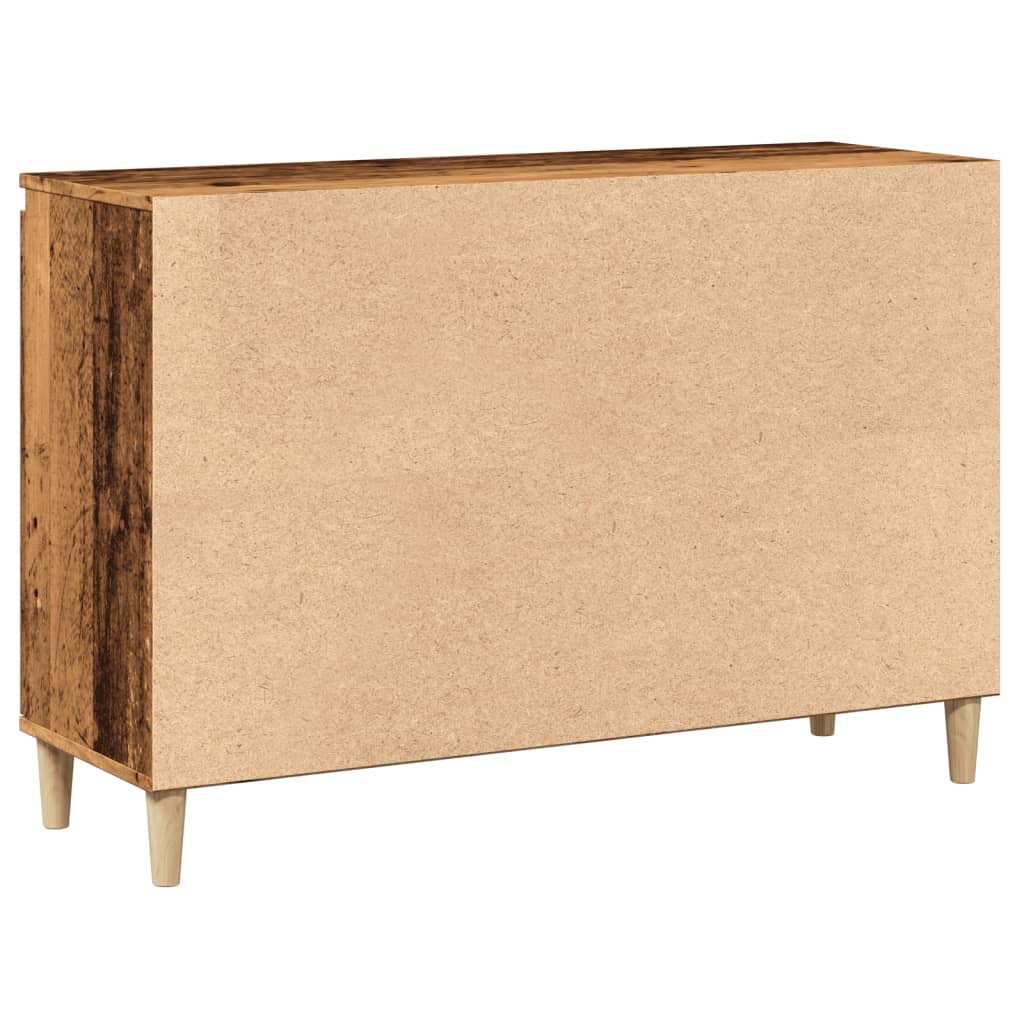 Sideboard Old Wood 102x35x70 cm Engineered Wood
