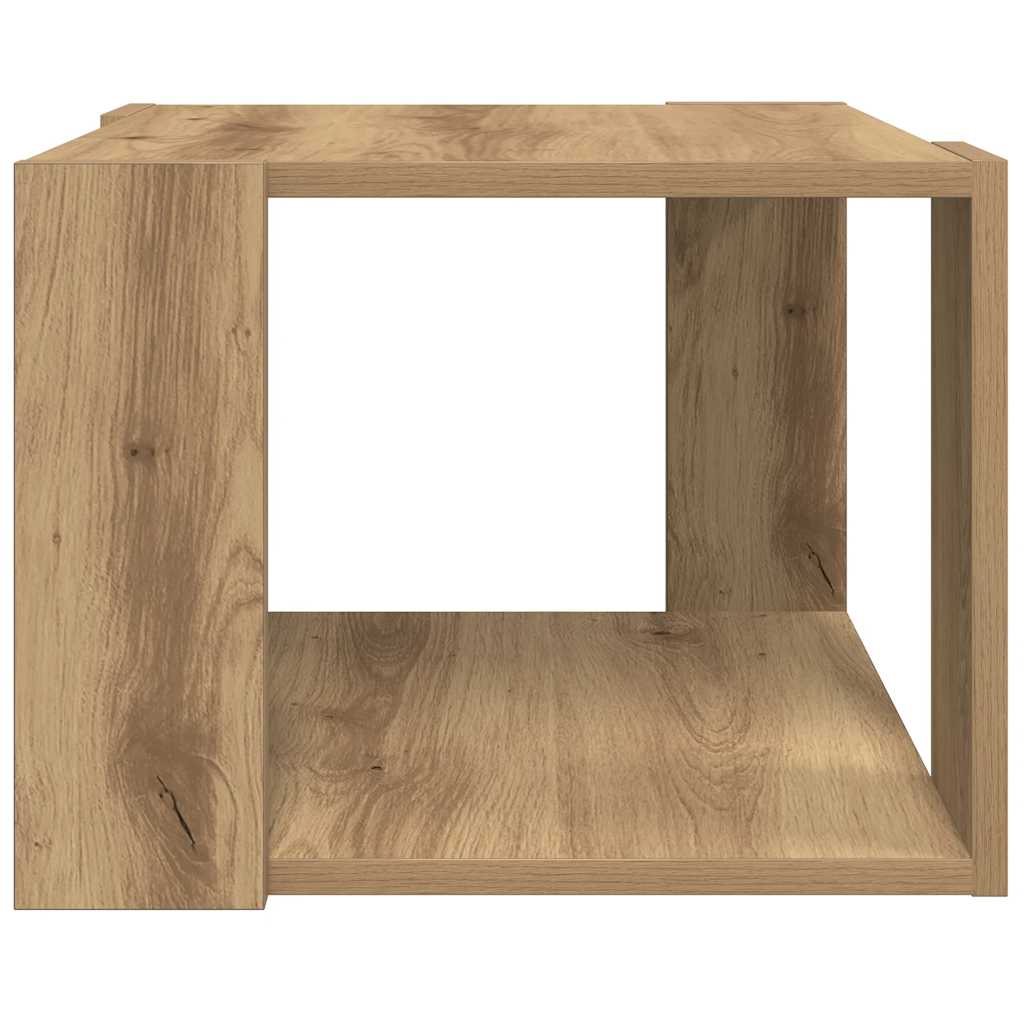 Coffee Table Artisan Oak 40x40x30 cm Engineered Wood
