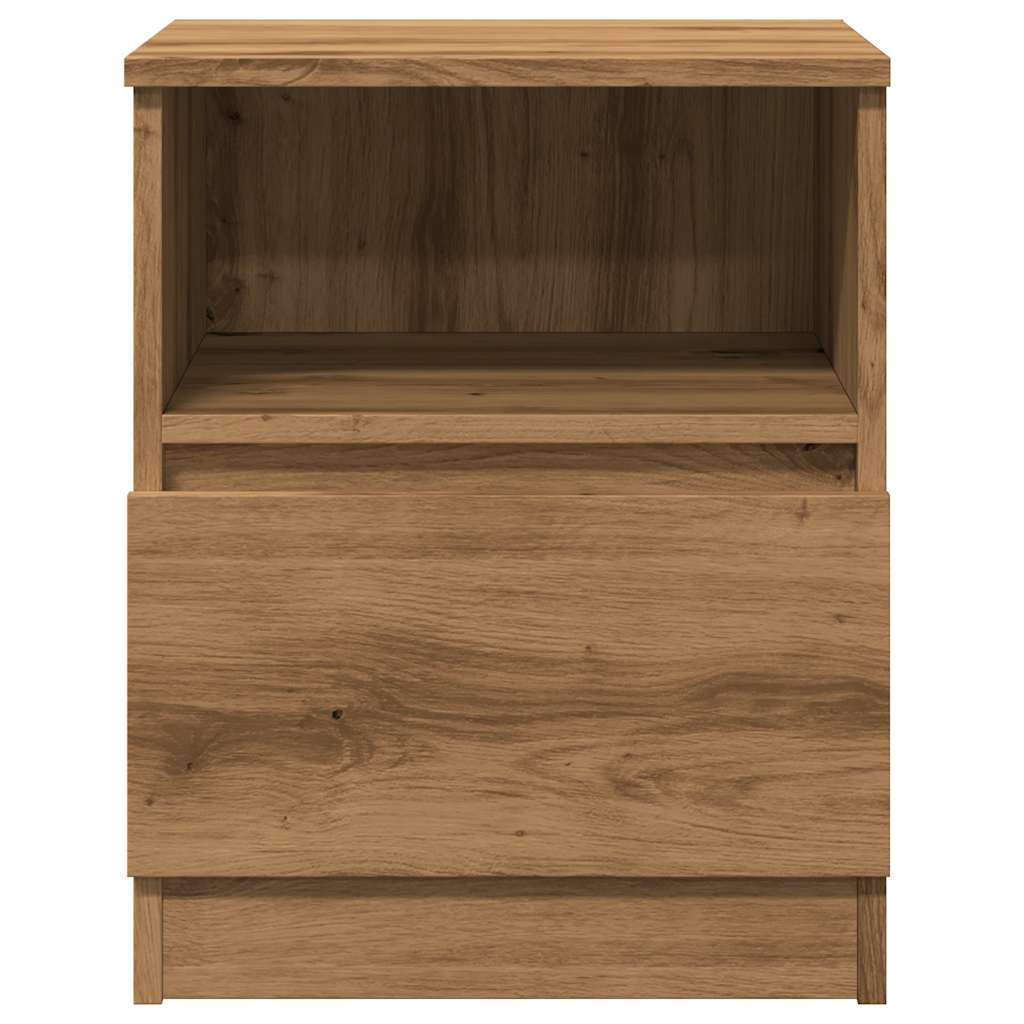 vidaXL Bedside Cabinet Artisan Oak 40x40x50 cm Engineered Wood
