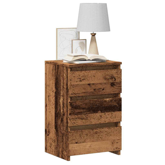 vidaXL Bedside Cabinets 2 pcs Old Wood 40x35x62.5 cm Engineered Wood