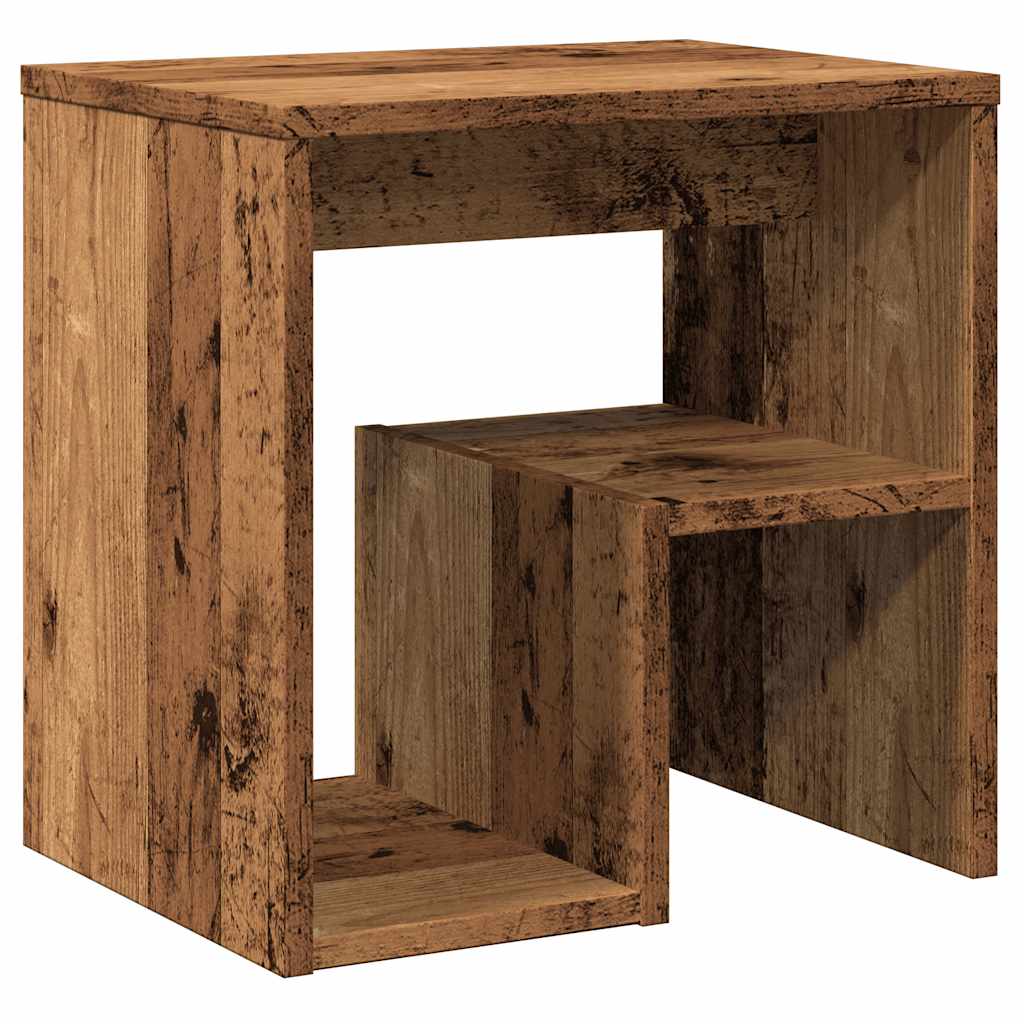 vidaXL Bedside Cabinets 2 pcs Old Wood 40x30x40 cm Engineered Wood