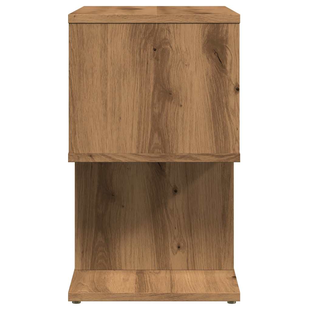 vidaXL Bedside Cabinet Artisan Oak 50x30x51.5 cm Engineered Wood