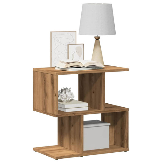 vidaXL Bedside Cabinet Artisan Oak 50x30x51.5 cm Engineered Wood