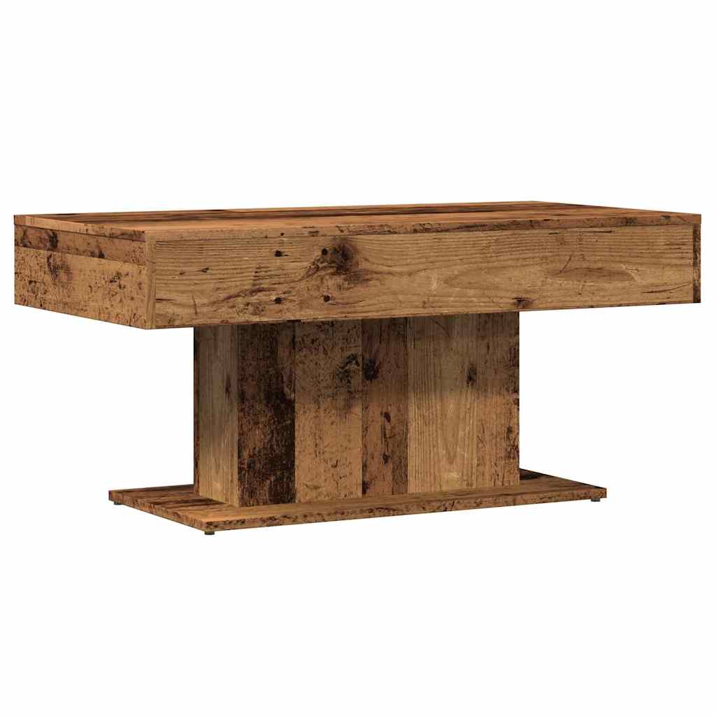 Coffee Table Old Wood 96x50x45 cm Engineered Wood
