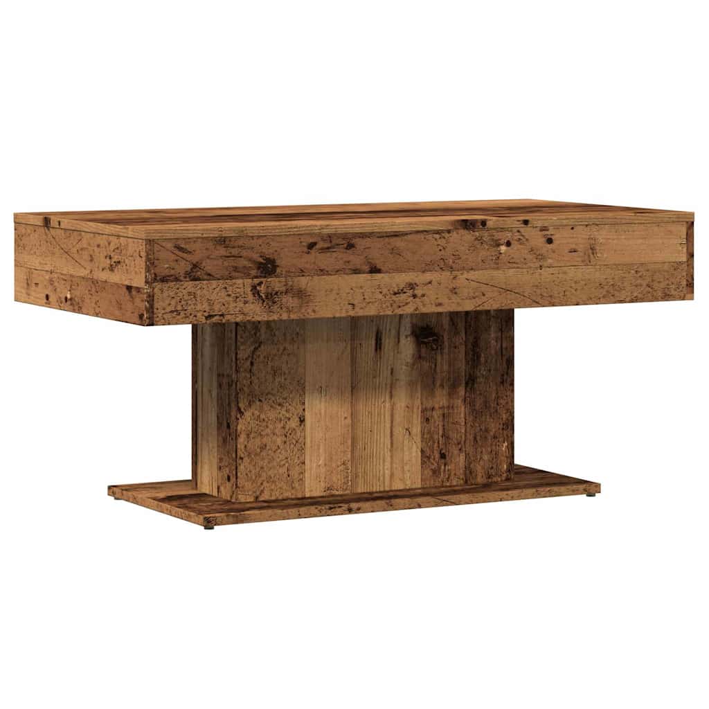 Coffee Table Old Wood 96x50x45 cm Engineered Wood