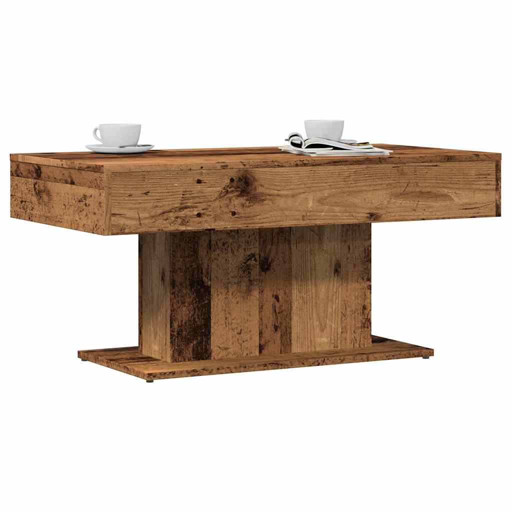 Coffee Table Old Wood 96x50x45 cm Engineered Wood