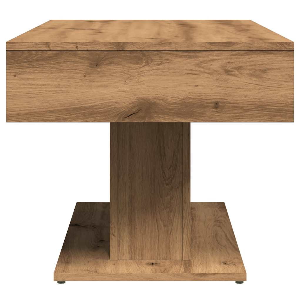 Coffee Table Artisan Oak 96x50x45 cm Engineered Wood